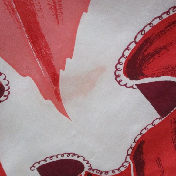 1940s rose leaf scarf - Picture 8 of 8